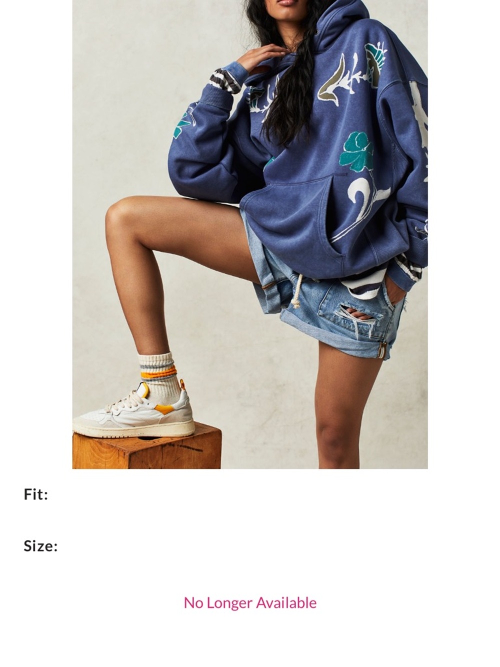 Free People Nouveau Hoodie medium